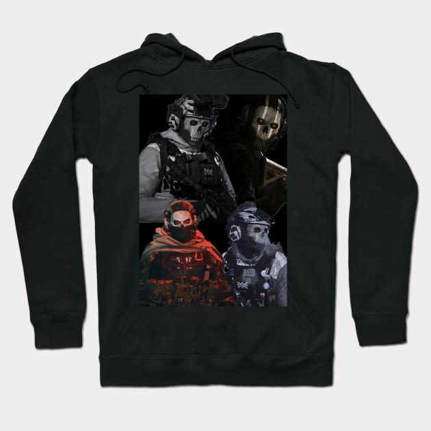 COD Ghost MWII Hoodie by scumbagg